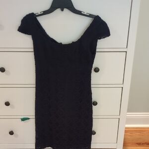 Elegant Black Lace Dress